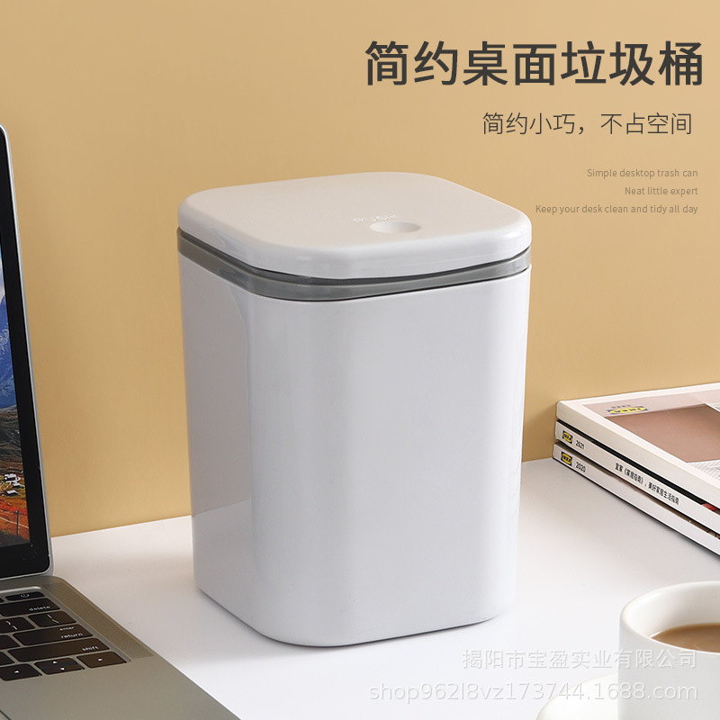 Commercial Kitchen Trash Can - Lixeira de Plástico com Tampa de