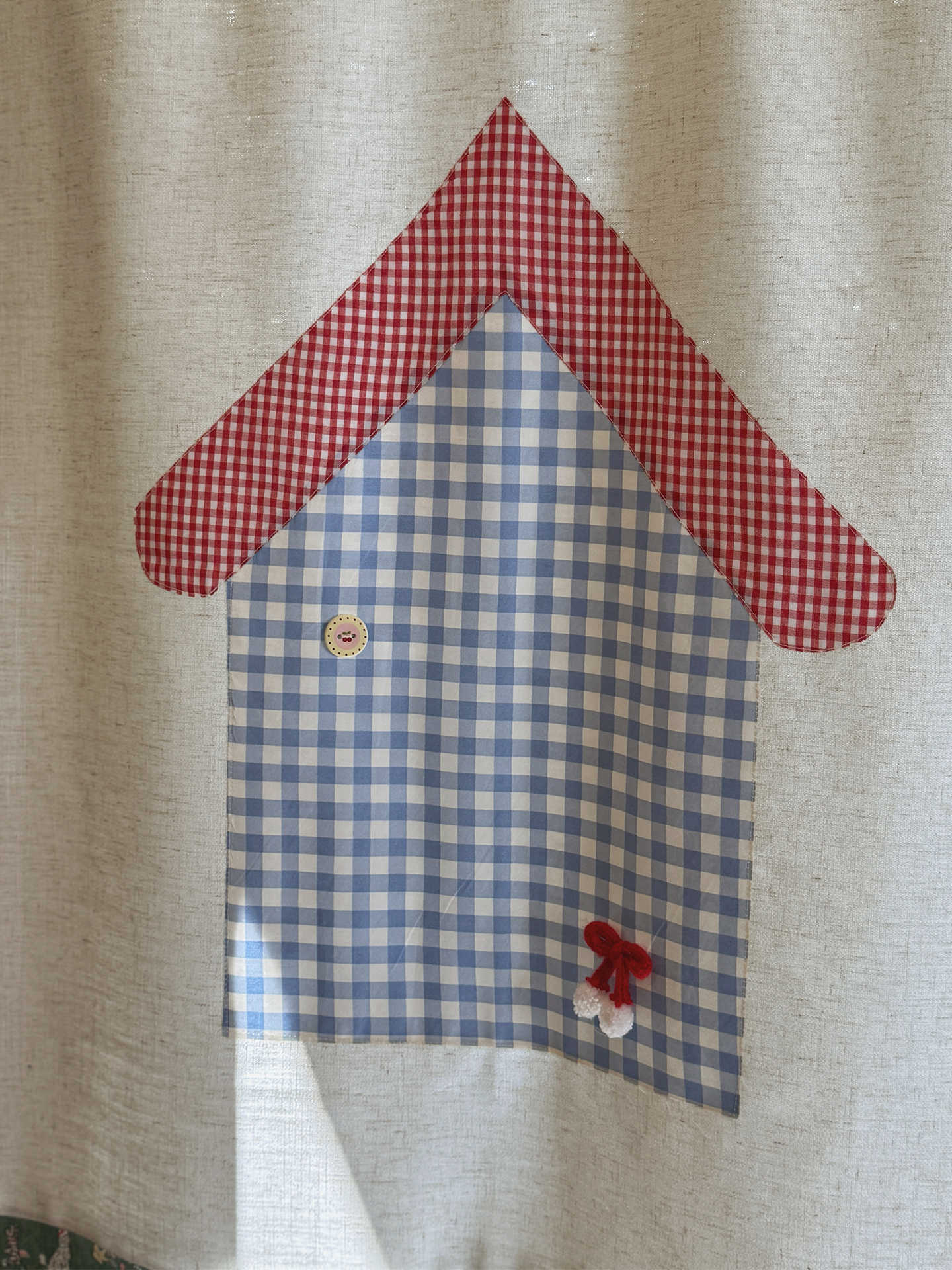 Commercial Kitchen Ceiling - Cortina de Porta Noren VIKAMA Gingham