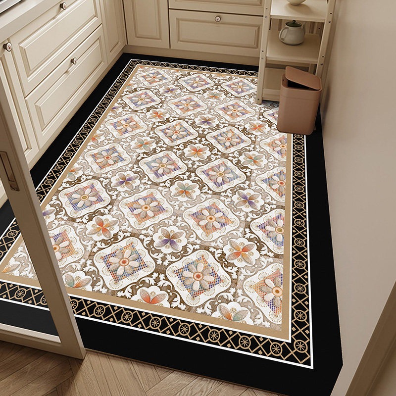 Commercial Kitchen Tile Flooring - Tapete de Cozinha em PVC Impermeável