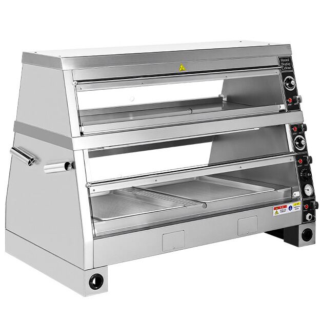 Food Warmer Display - Armário Expositor Aquecido Comercial Elétrico de
