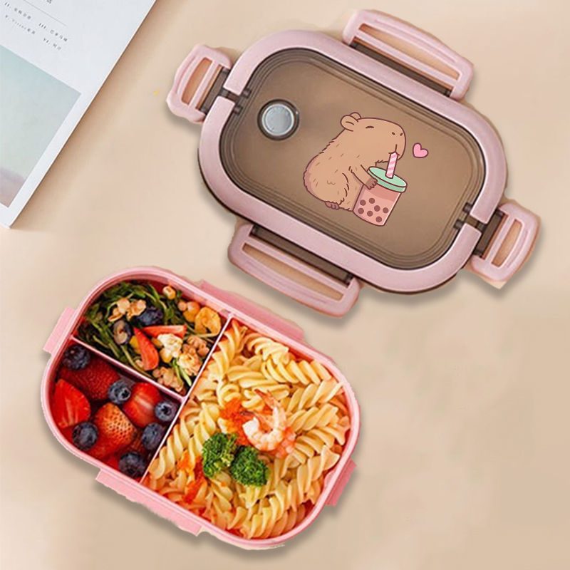 Commercial Kitchen Organization - Capivara bento lancheira anime animais impressão