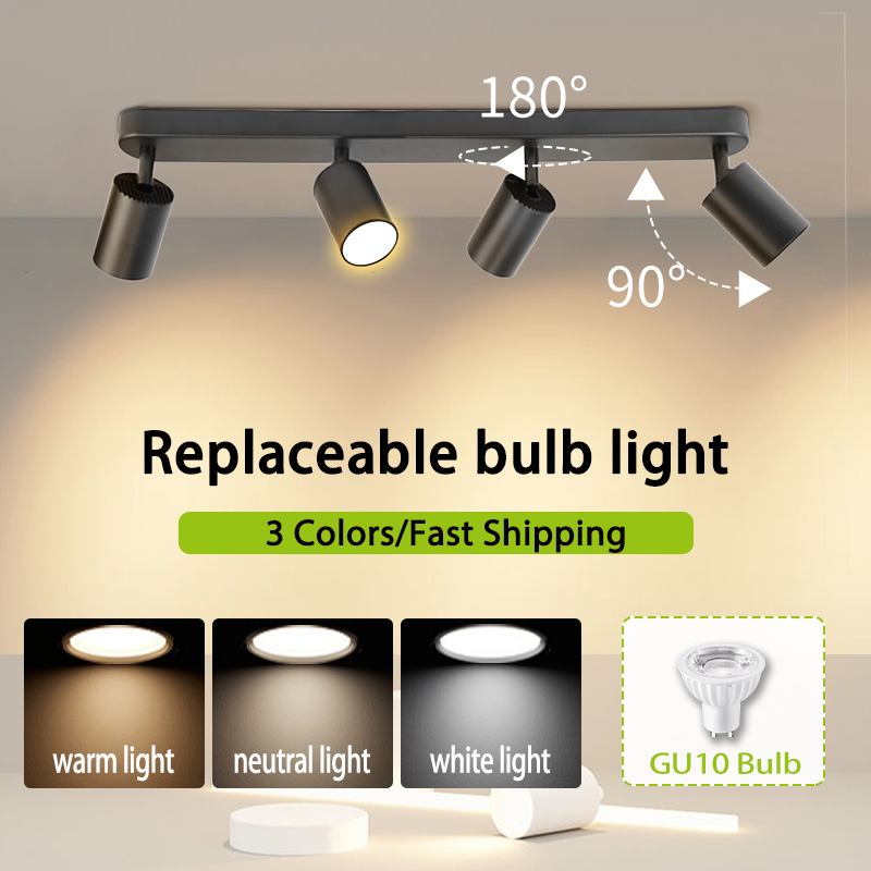 Commercial Kitchen Ceiling - Gu10 led pista luz holofote 110-220v