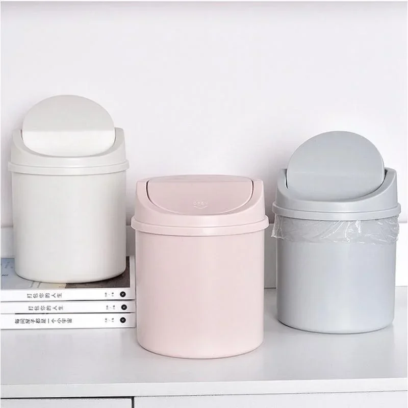 Commercial Kitchen Trash Can - Mini Lixeira de Mesa com Tampa,