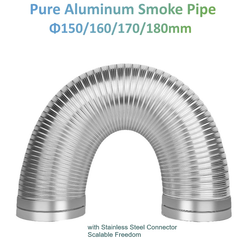 Commercial Kitchen Ventilation - Tubo de fumaça de alumínio puro