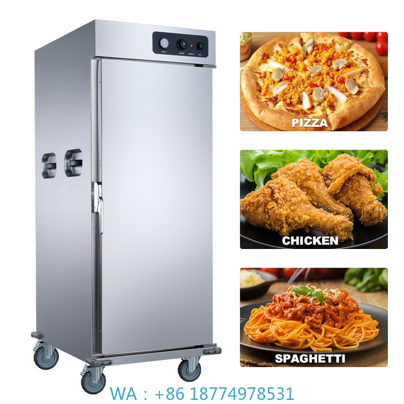 Food Warmer Display - Segurando carrinho mais quente vertical aquecido