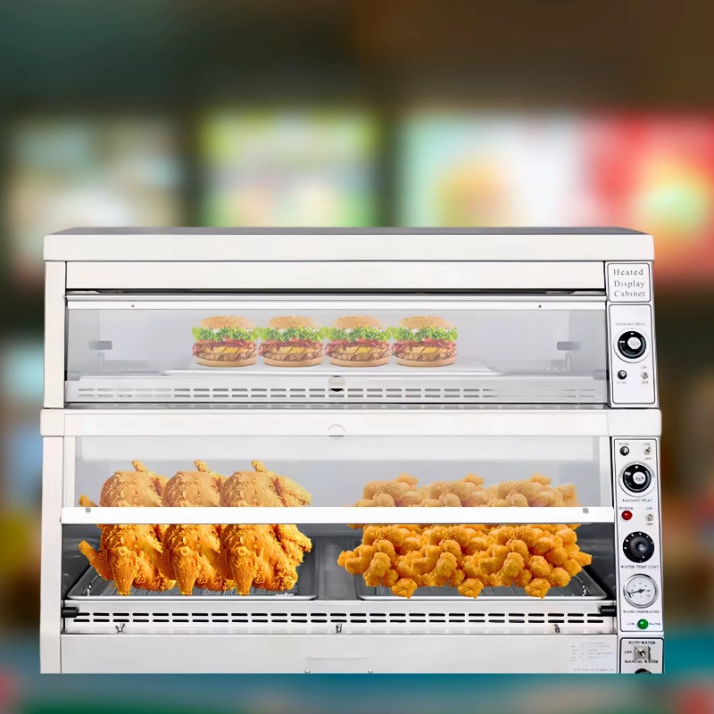 Food Warmer Display - Expositor Aquecido Estilo KFC TENSHINE com