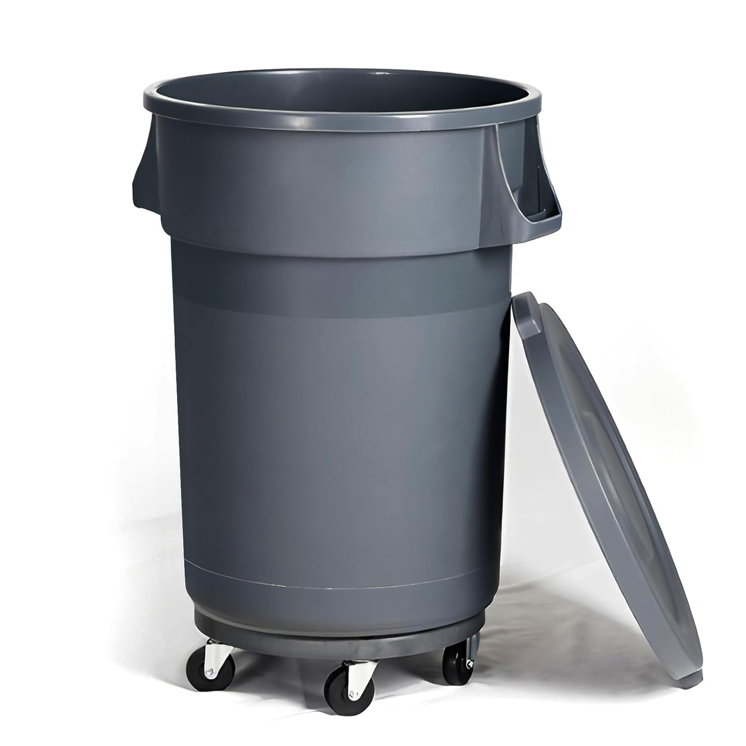Commercial Kitchen Trash Can - Lixeira externa de 32 galões, resistente,