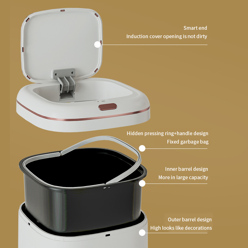 20/35/40l lata de lixo intelig - Commercial Kitchen Trash Can avaliação e preço