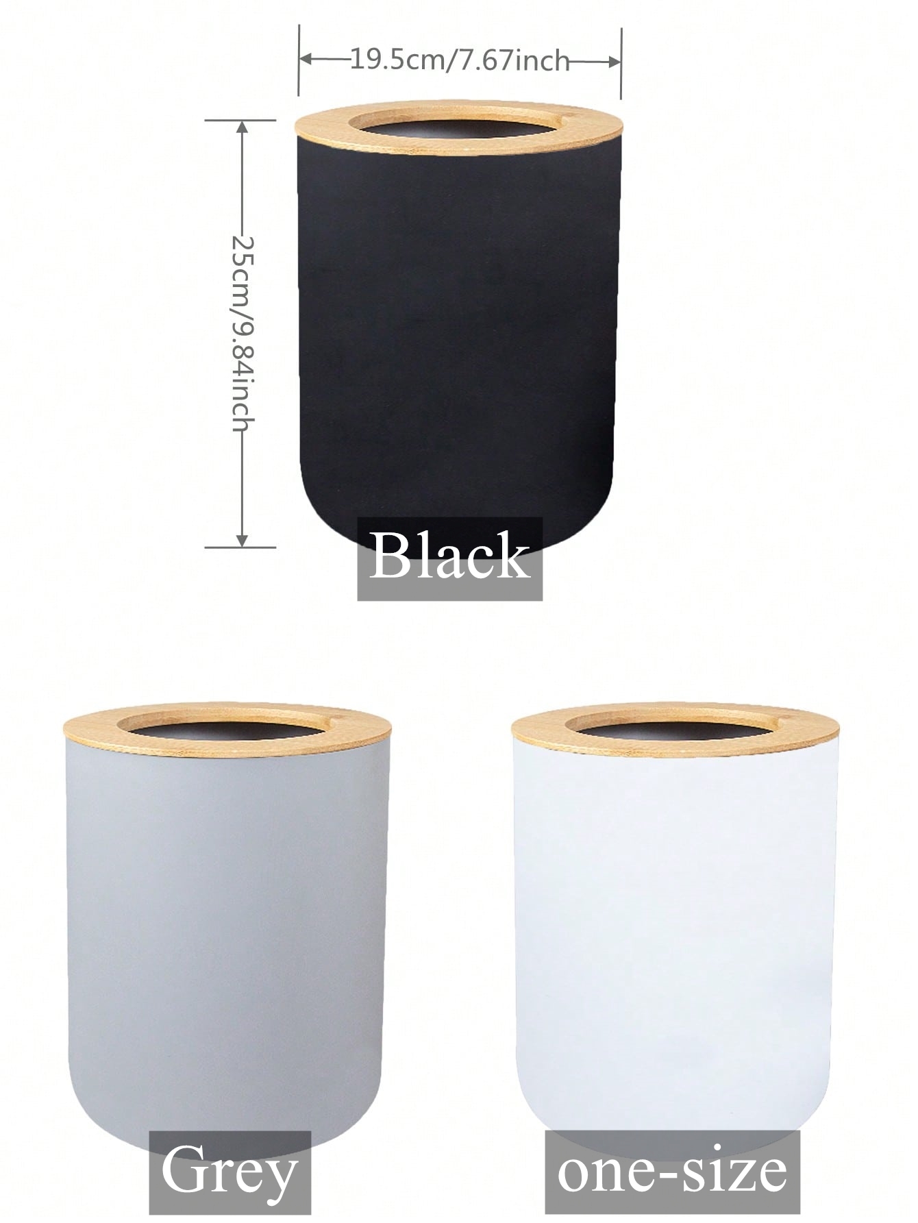 Lixeira de plástico preta mode - Commercial Kitchen Trash Can avaliação e preço