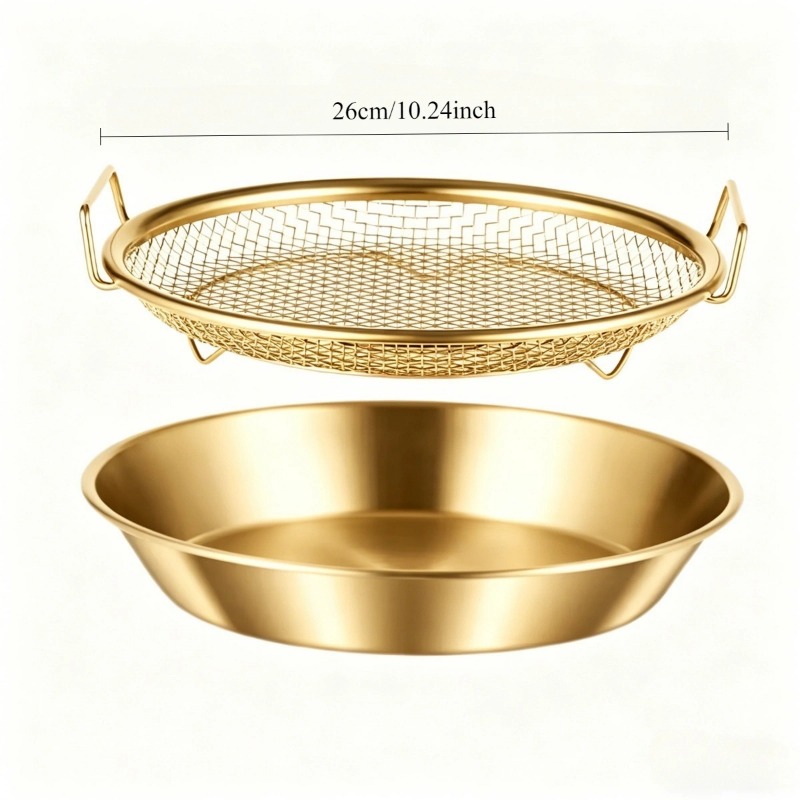 Cesto de Malha Dourado Reforça - Commercial Kitchen Appliances avaliação e preço