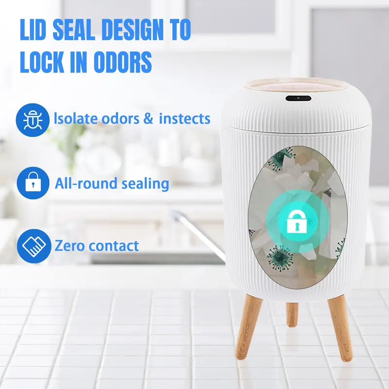 Lixeira Automática com Sensor  - Commercial Kitchen Trash Can avaliação e preço