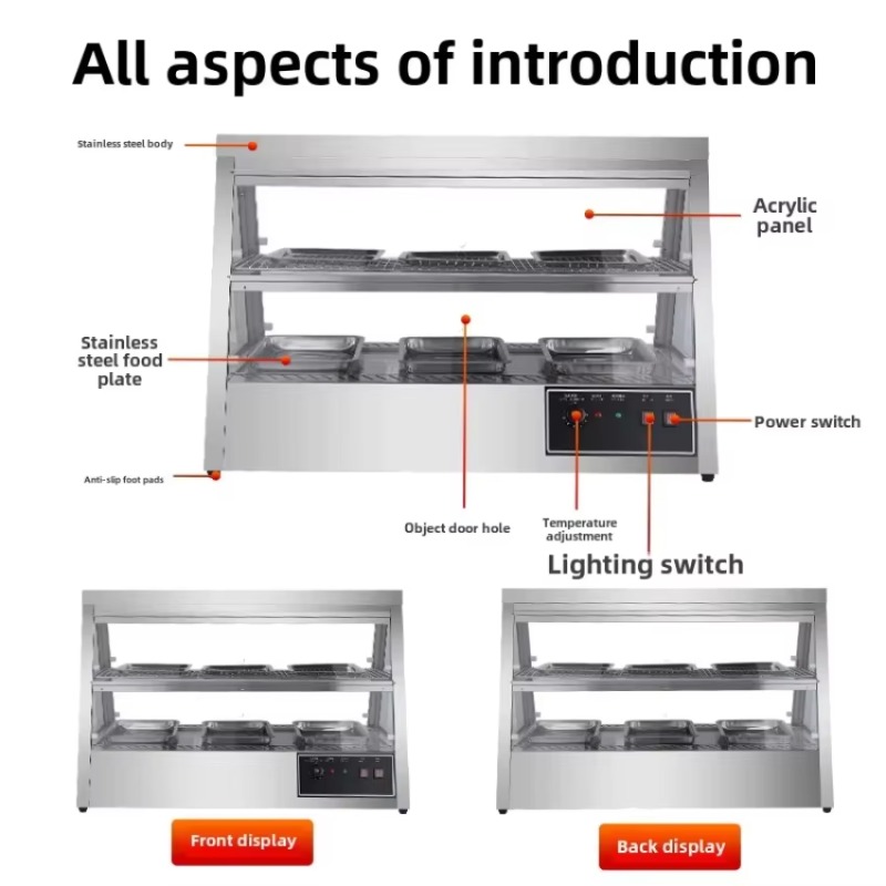 Armário Comercial Isolado de A - Food Warmer Display avaliação e preço