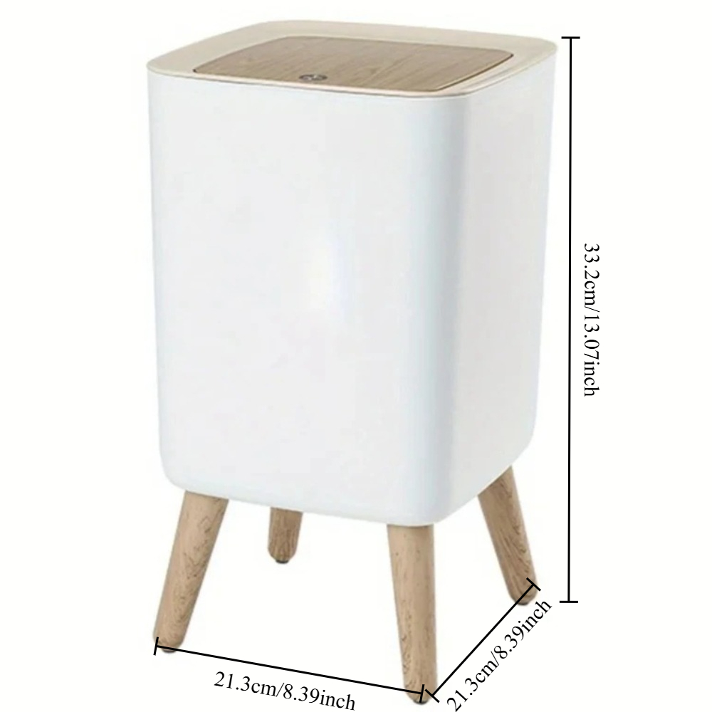 Lixeira de Madeira Branca de 1 - Commercial Kitchen Trash Can avaliação e preço