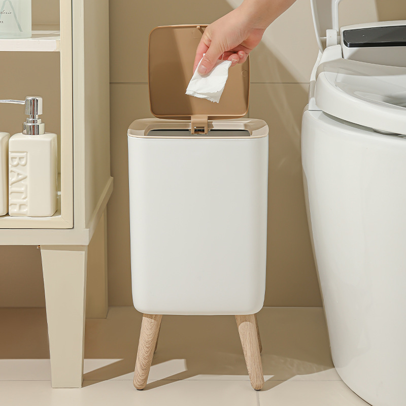 Lixeira de Madeira Branca de 1 - Commercial Kitchen Trash Can avaliação e preço