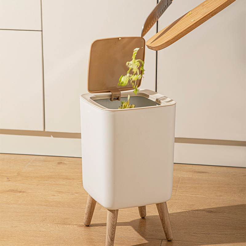 Lixeira de Madeira Branca de 1 - Commercial Kitchen Trash Can avaliação e preço
