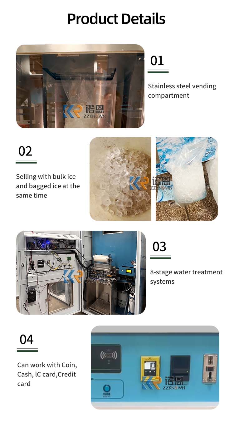 Máquina de Venda Automática de - Commercial Ice Maker avaliação e preço