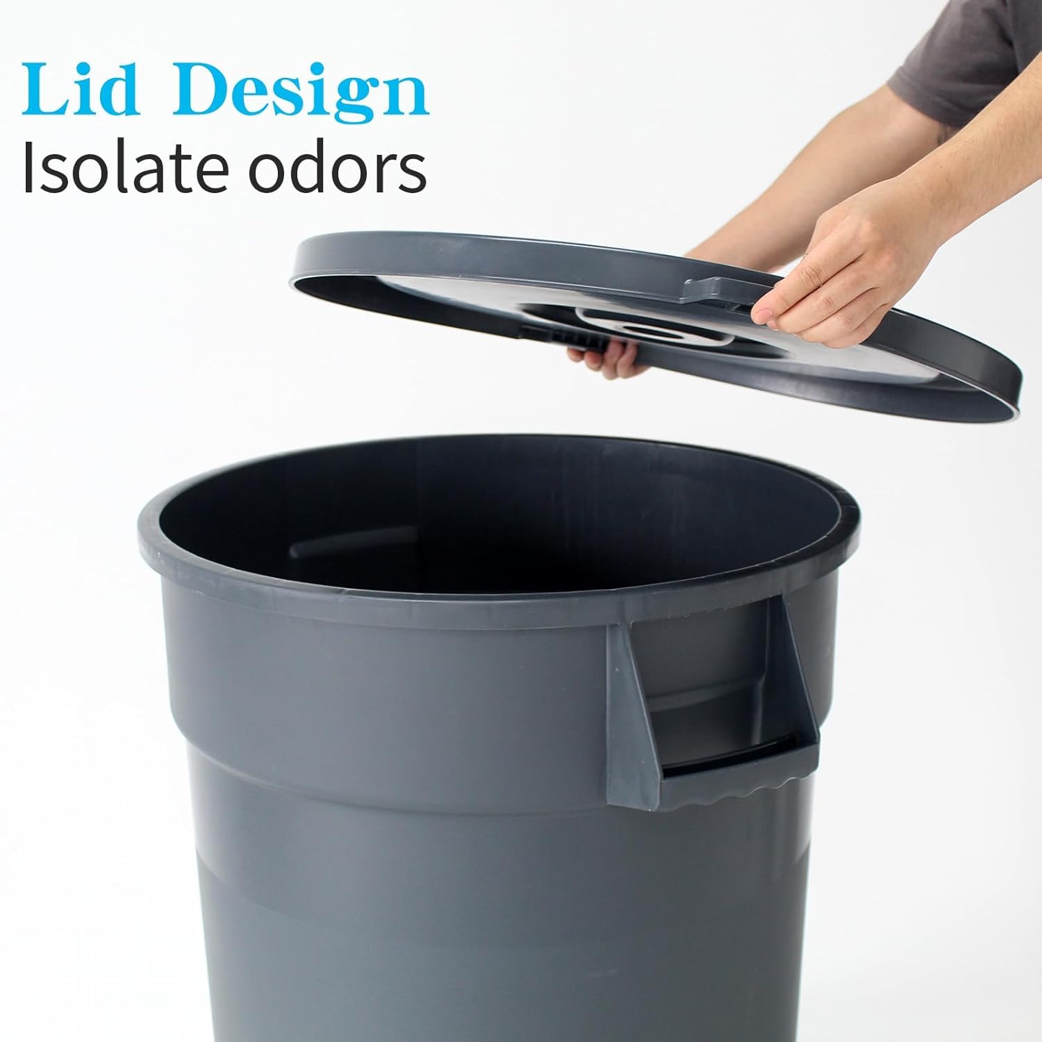 Lixeira externa de 32 galões,  - Commercial Kitchen Trash Can avaliação e preço